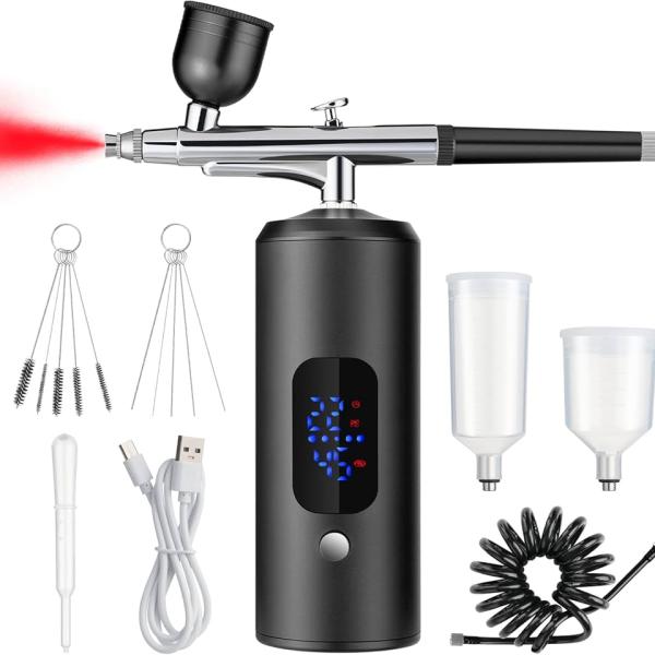 Mini pistolet airbrush sans file